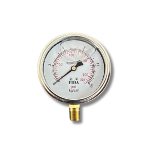 Pressure Gauge FIDA เกจวัดแรงดัน psi kg/cm² สำหรับงานอุตสาหกรรม