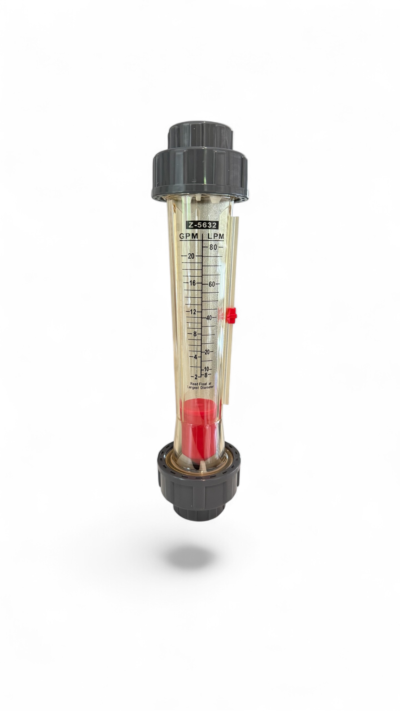 Flowmeter LZS Z-5632 เครื่องวัดอัตราการไหลแบบ Rotameter พลาสติก ใช้สำหรับวัดการไหลของน้ำและสารเคมี