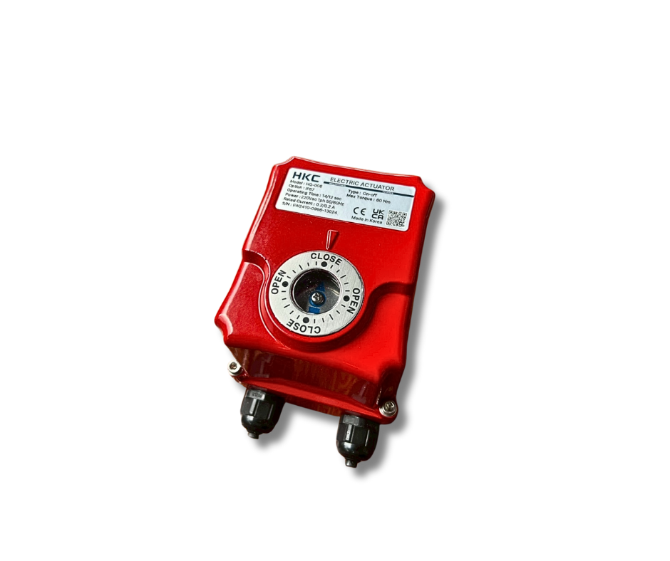 HKC Electric Actuator ตัวกระตุ้นวาล์วไฟฟ้าอุตสาหกรรมสีแดง