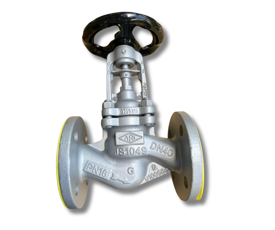Ari Globe Valve Bellow Seal 12.046 วาล์วกล๊อบซีลเบลโลว์สำหรับงานสตีม