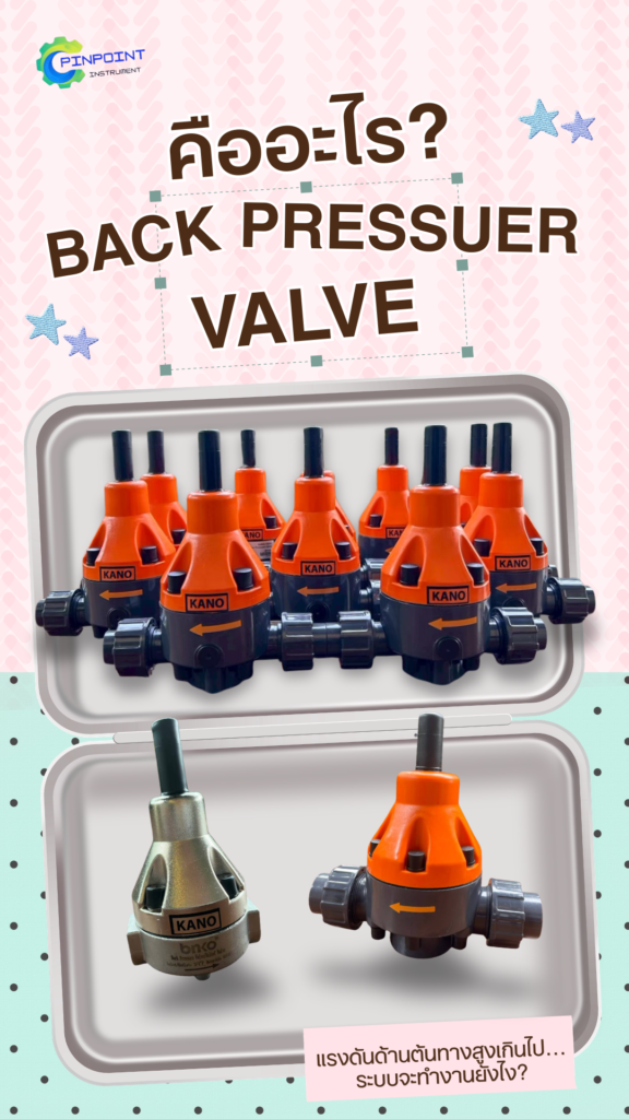 Back Pressure Valve คืออะไร หลักการทำงาน วิธีเลือก และการใช้งานในระบบอุตสาหกรรม