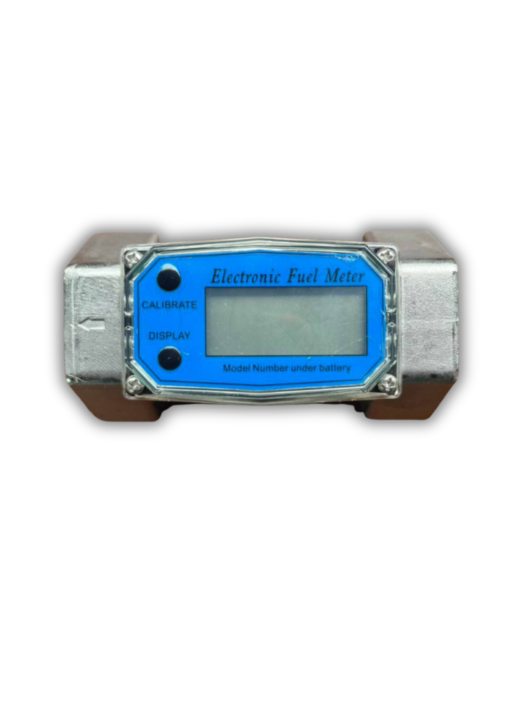 Turbine Flowmeter มิเตอร์วัดน้ำมันดิจิทัล ตัวเรือนอลูมิเนียม หน้าจอ LCD