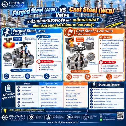 Forged Steel (A105) vs Cast Steel (WCB) Valve